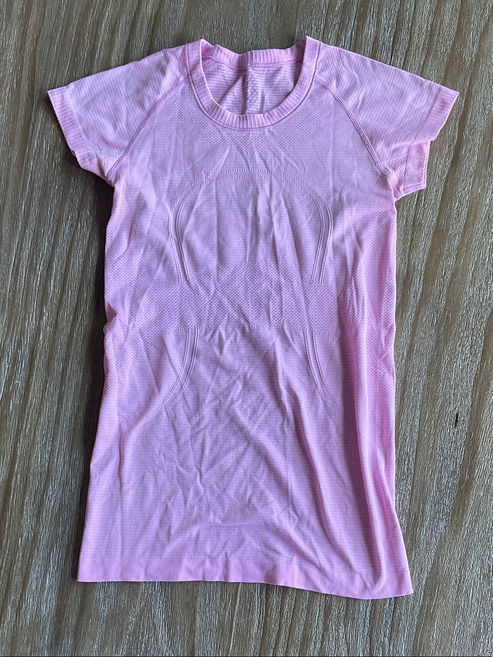 lululemon athletica Light Pink Short-Sleeve Seamless Tee